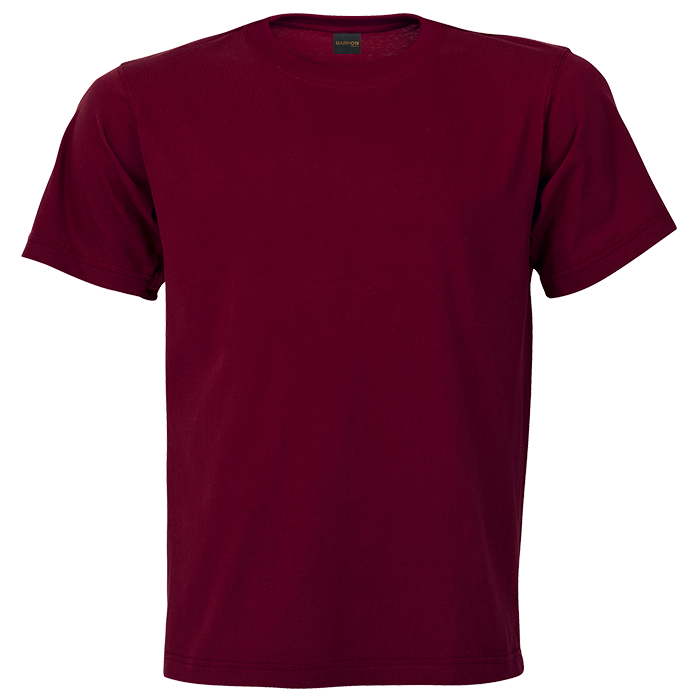 145g Barron Crew Neck T-Shirt  Maroon / 3XL / 