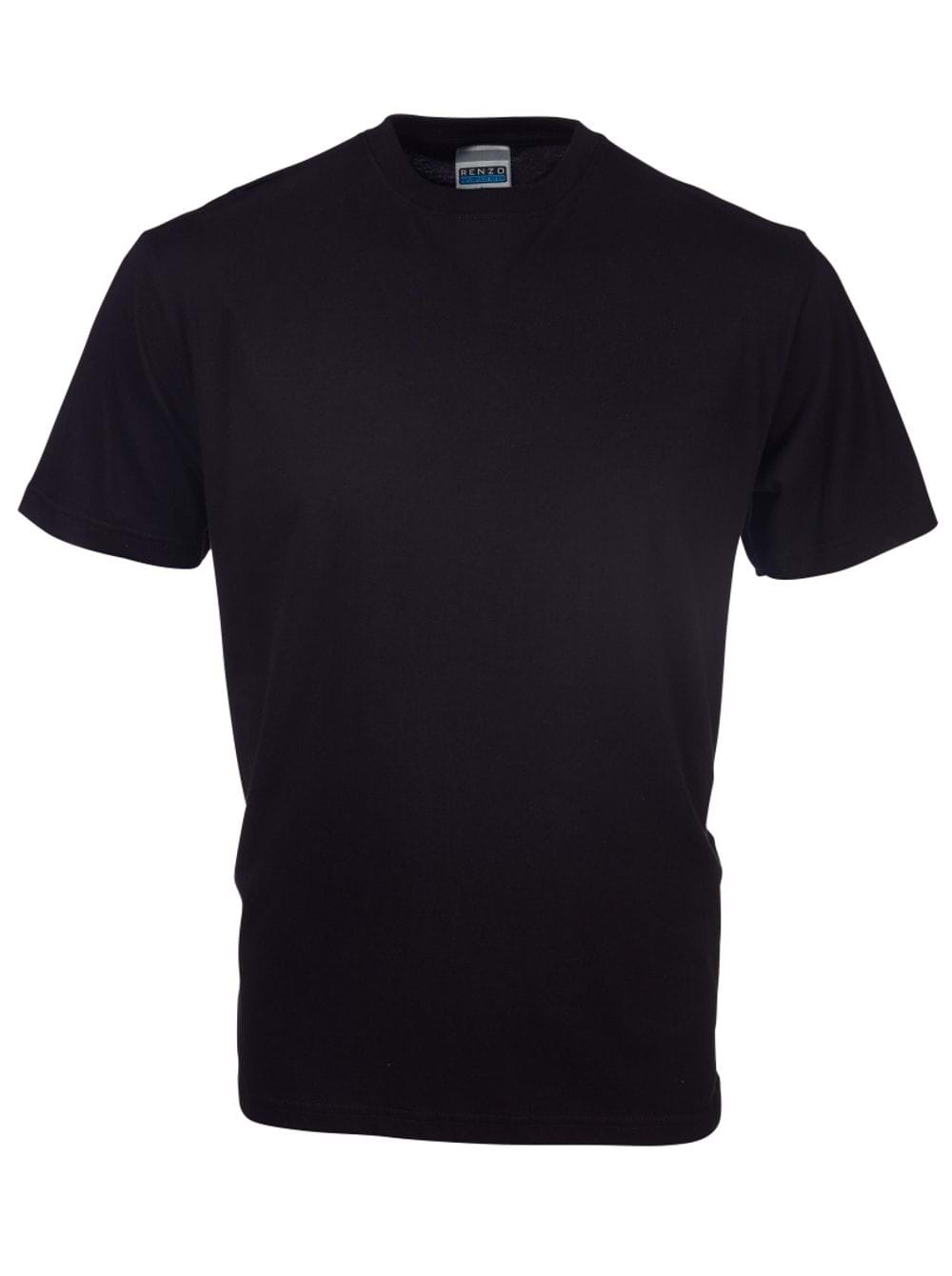 165gsm Crew Neck T-Shirt - Black / SS