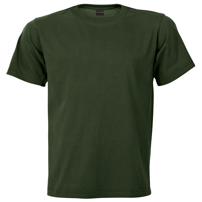 180g Barron Crew Neck T-Shirt  Military Green / XS 