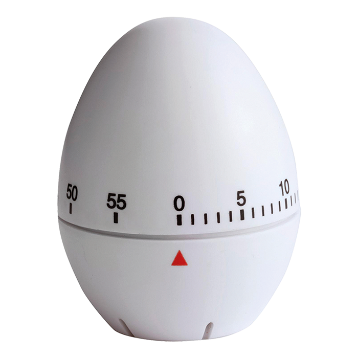 Egg Shaped Plastic Kitchen Timer