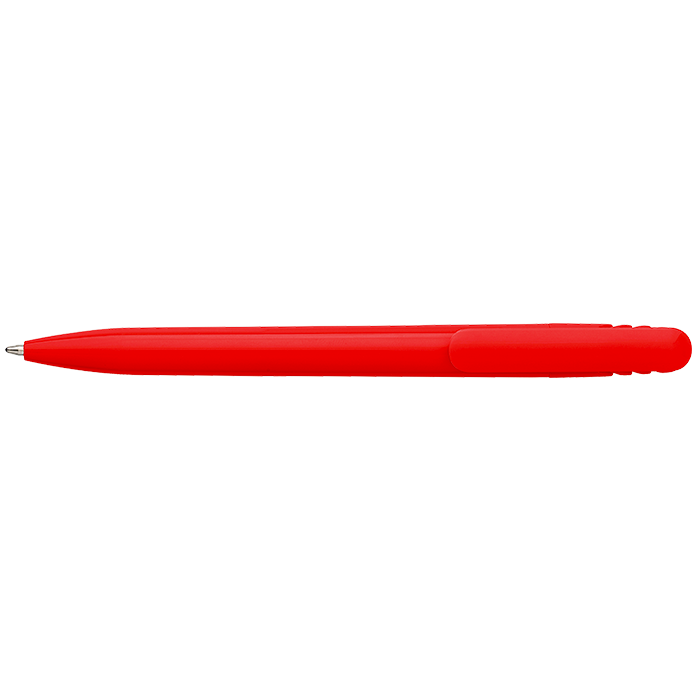 Solid Colour Ballpoint Pen with Matching Coloured Clip