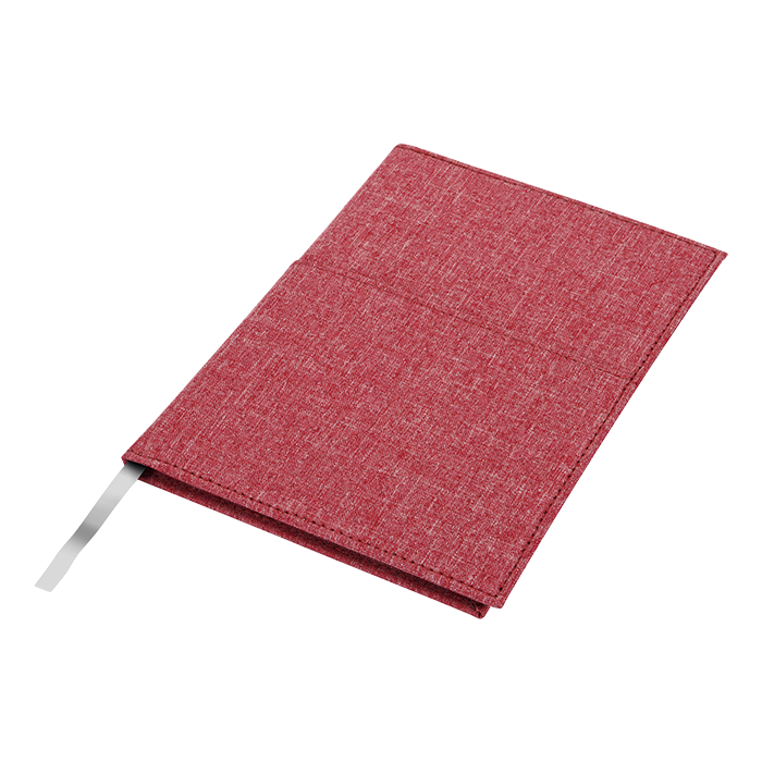 A5 Melange Notebook With Front Pocket