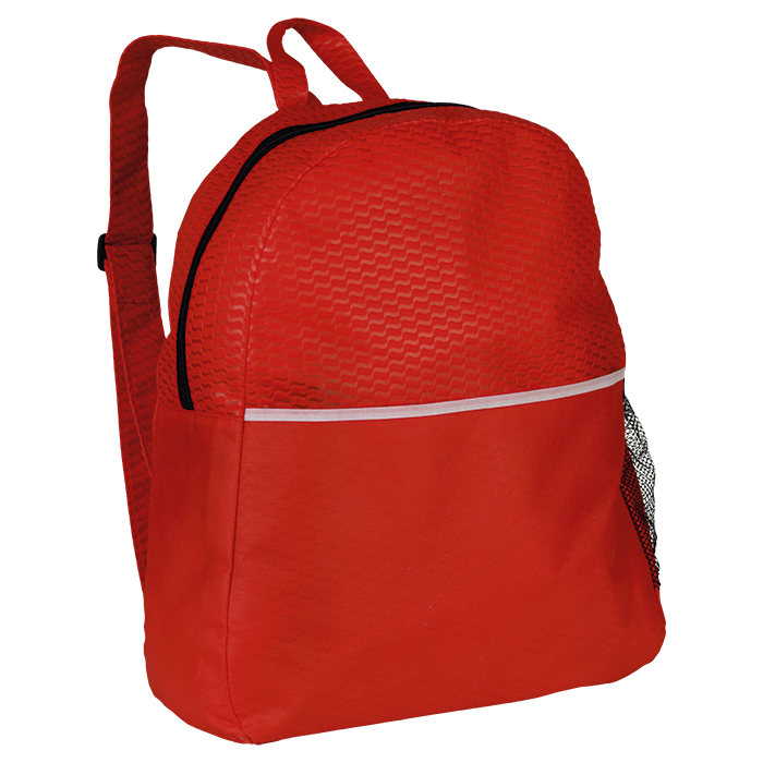 Wave Design Backpack Non-Woven