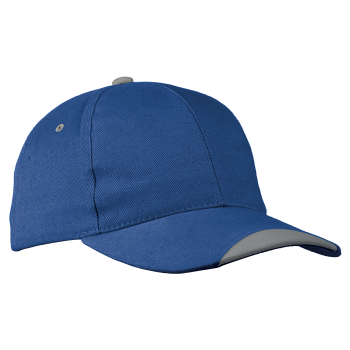 6 Panel Kingsley Cap  Cobalt/Silver / STD / Last Buy 