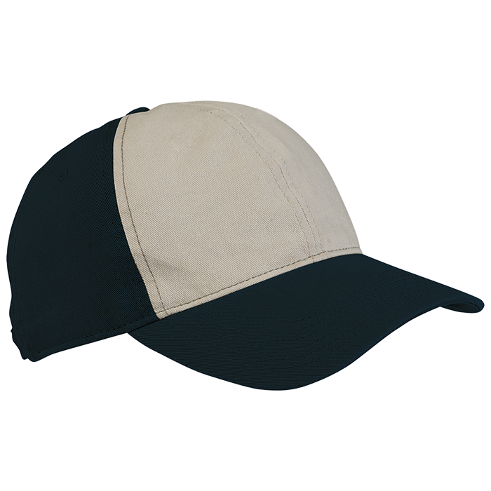 6 Panel Washed Cap Navy/Stone / STD / Last Buy - Outdoor