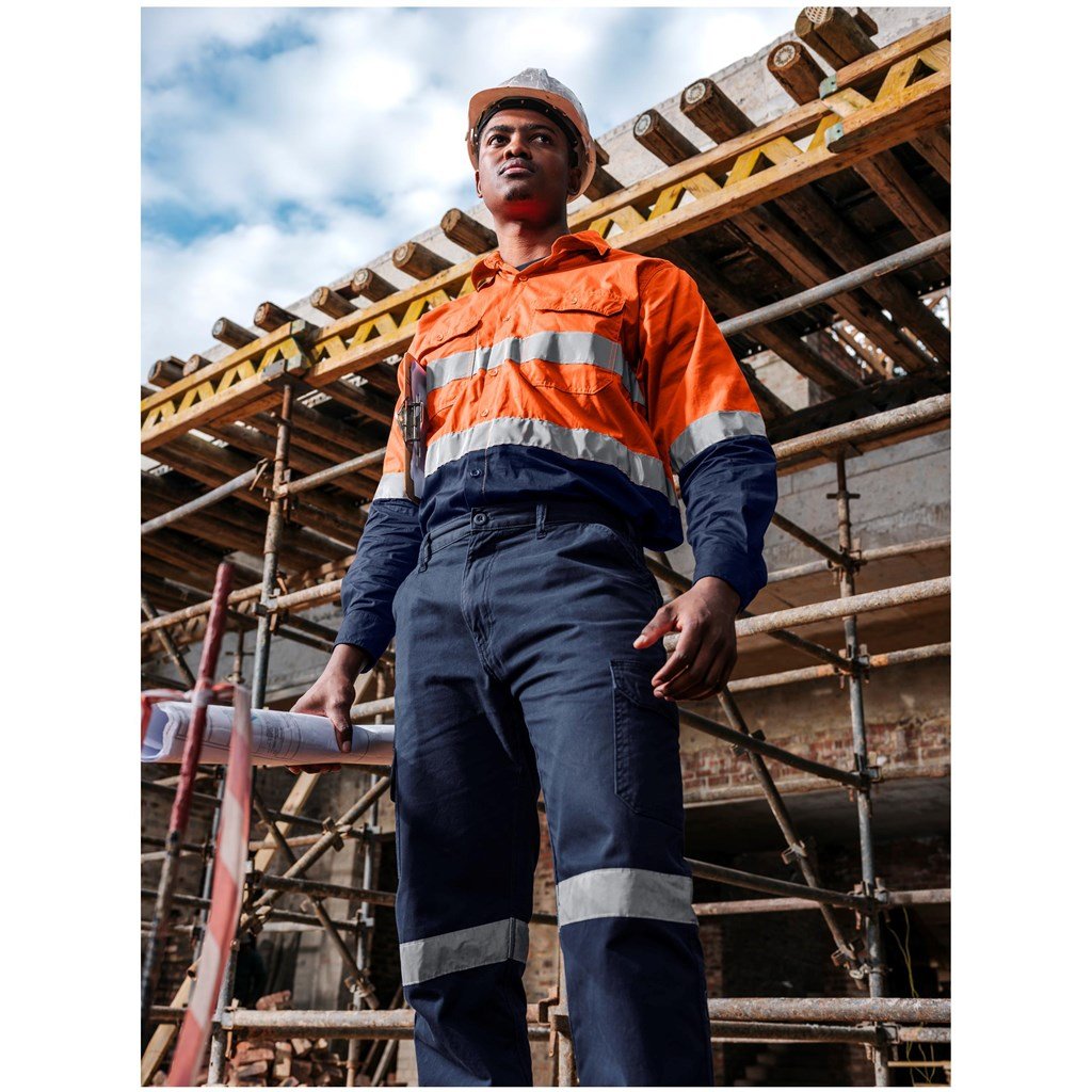 Vented Two-Tone Reflective Work Shirt