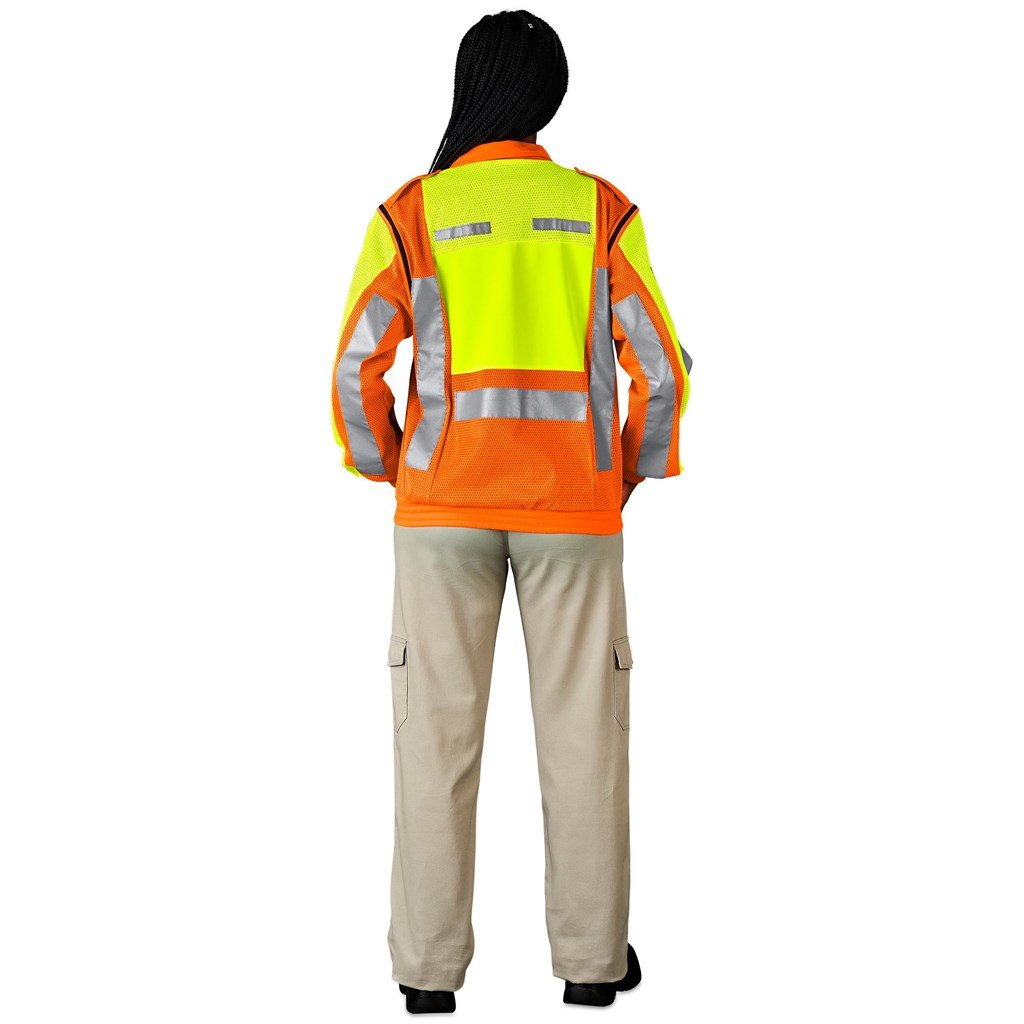 Metro Two-Tone High Visibility Reflective Zip-Off Jacket