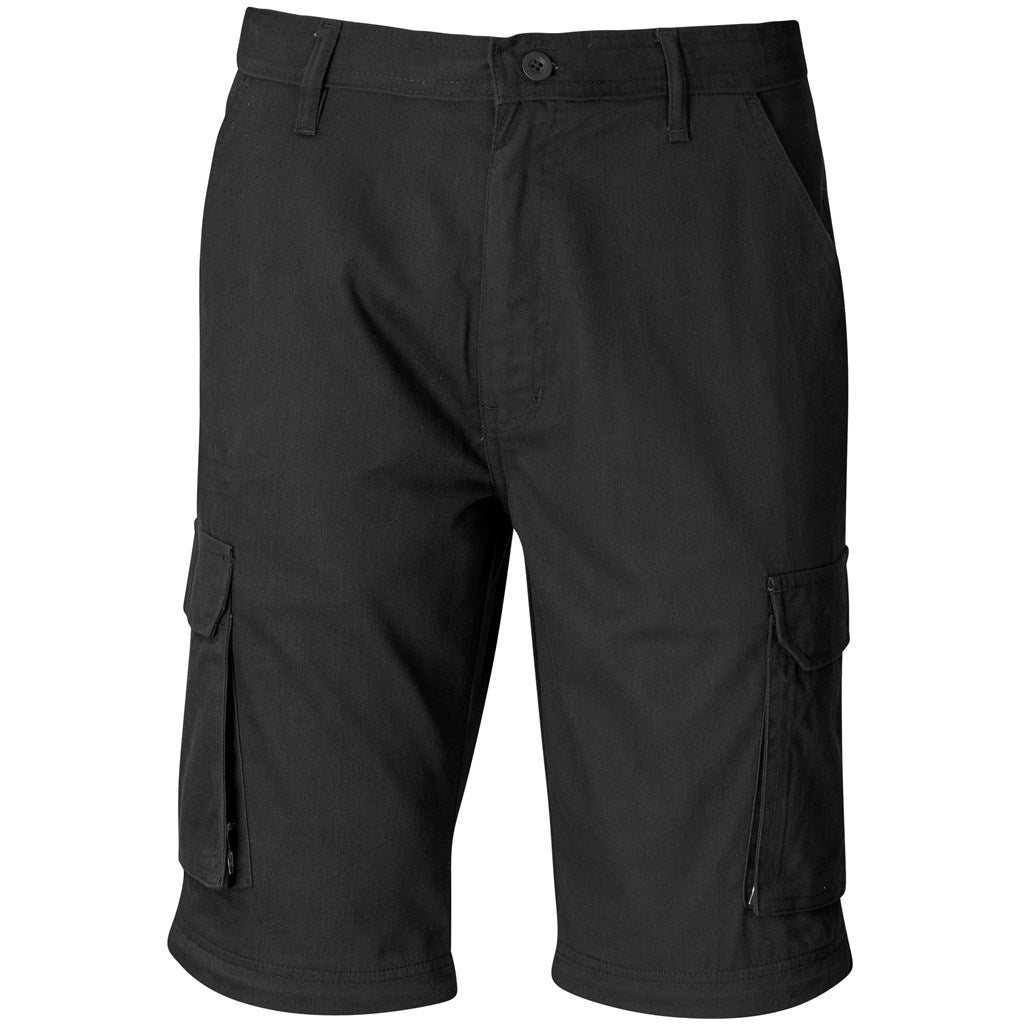 Mens Cargo Zip Off Pants  - Brown