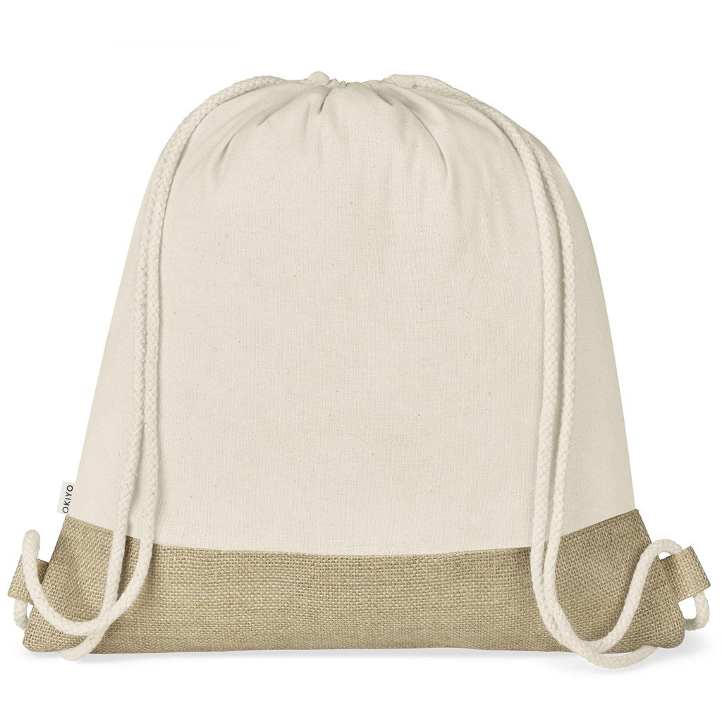 Bijin Jute & Cotton Drawstring Bag