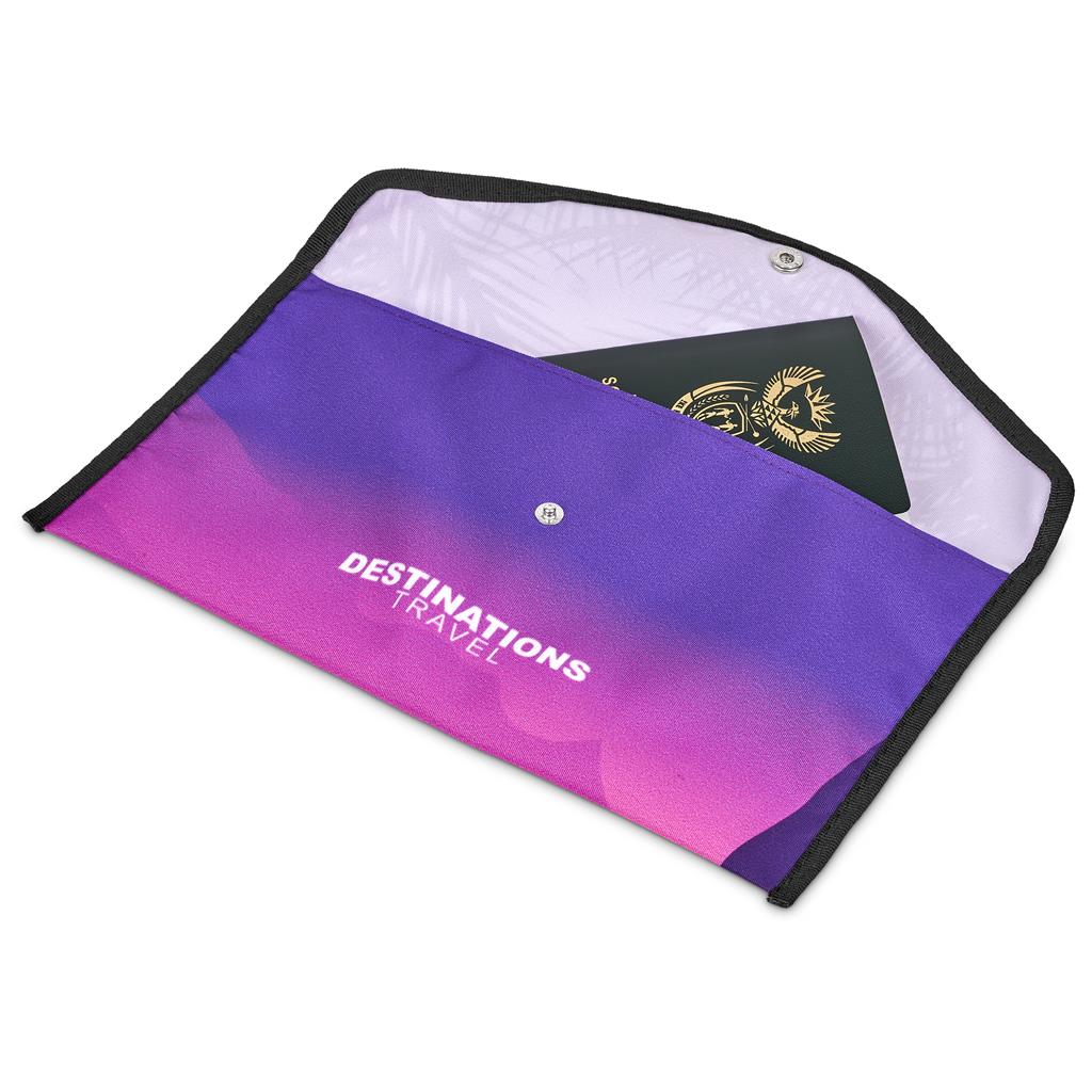 Custom Flitz Polyester Travel Wallet