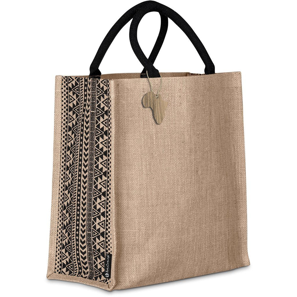Symmetry Jute Tote