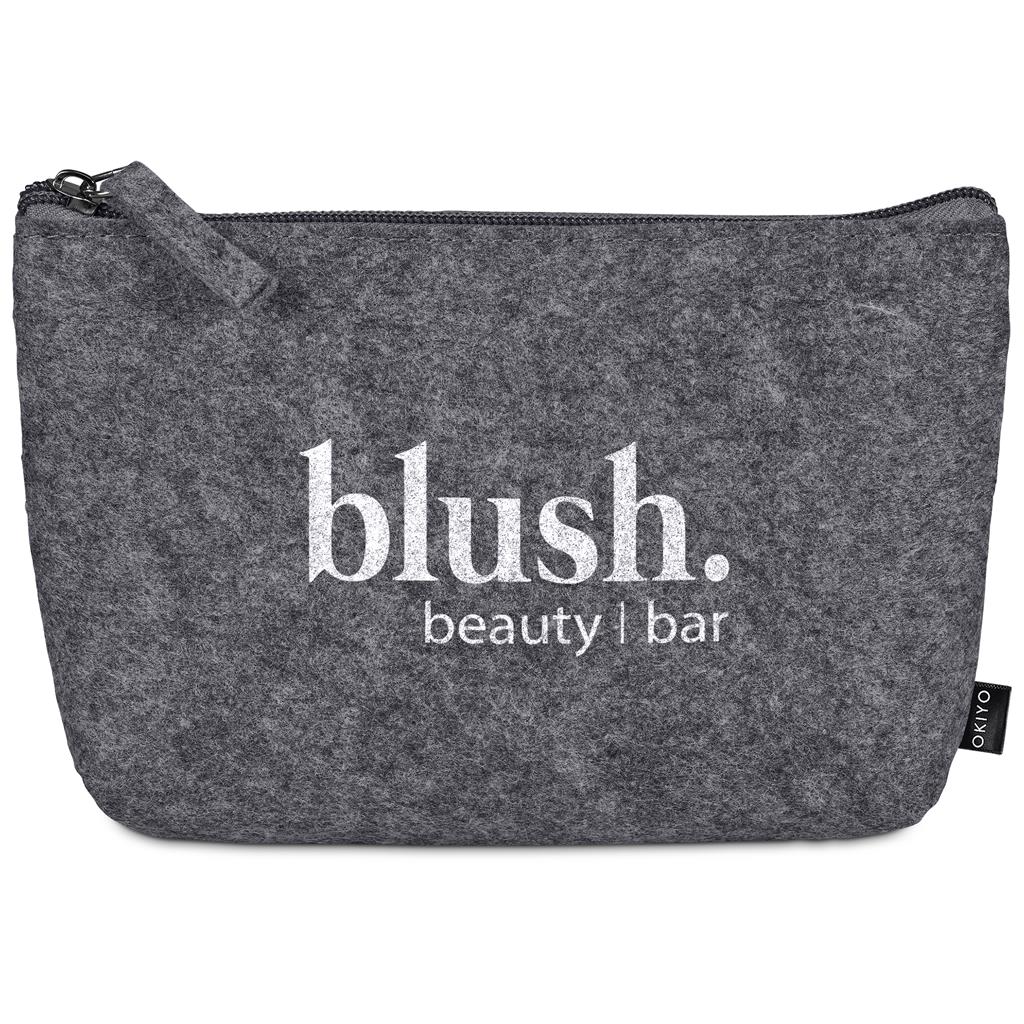 Kesho Recycled PET Felt Mini Cosmetic Bag