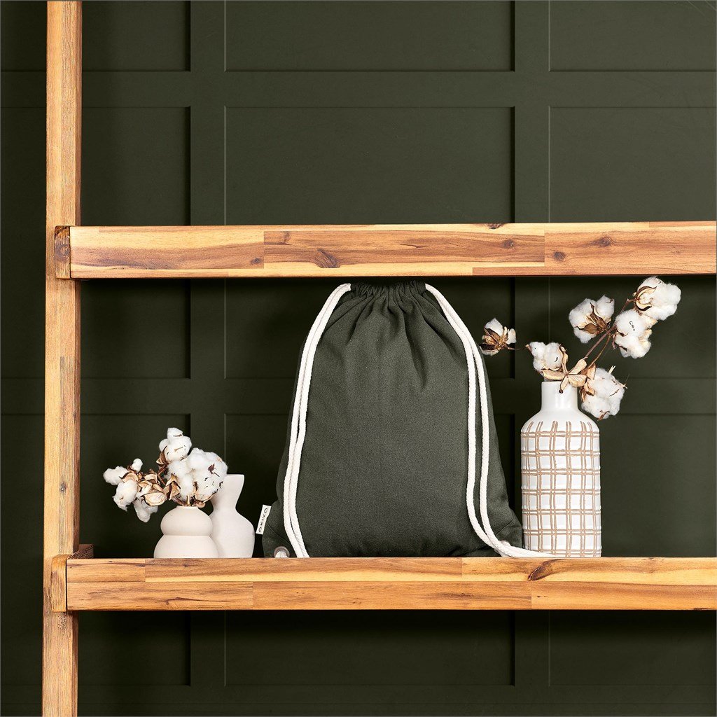 Kinchaku Recycled Canvas Drawstring Bag