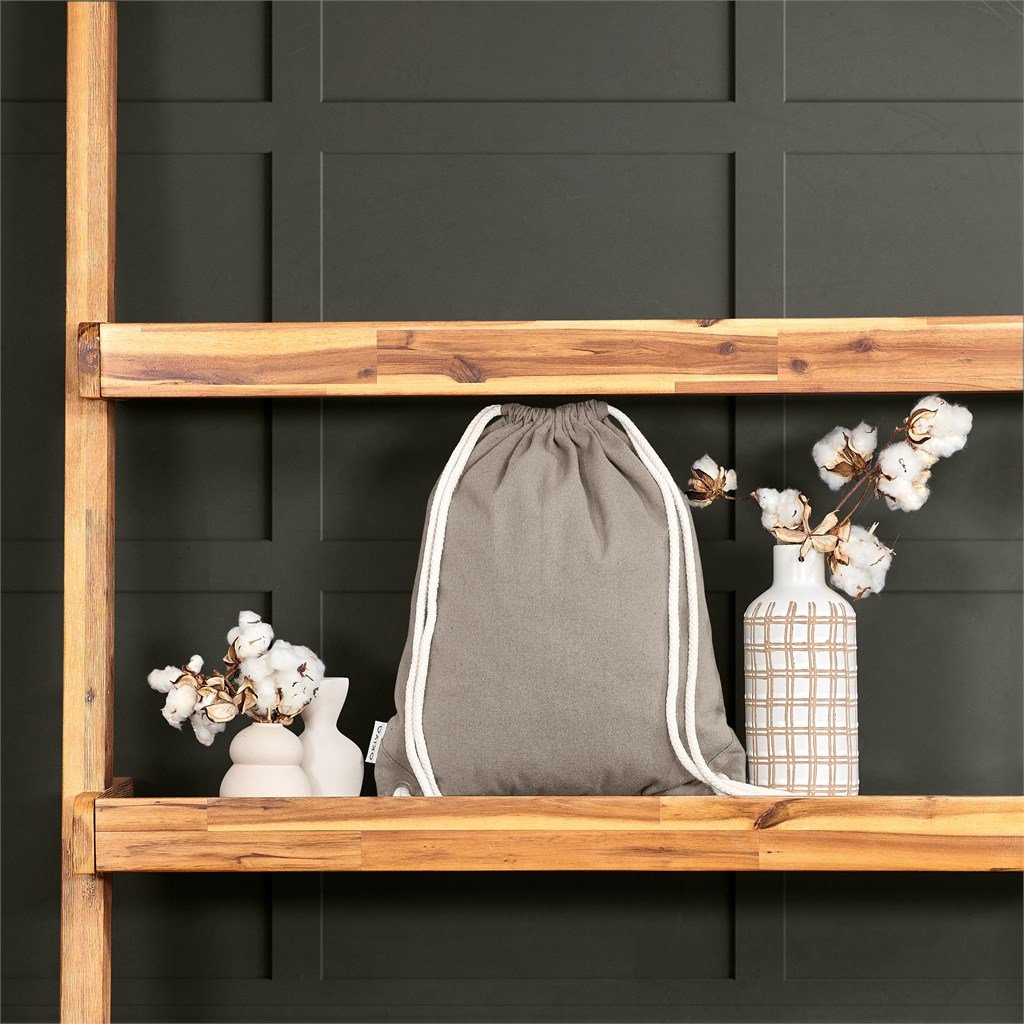 Kinchaku Recycled Canvas Drawstring Bag