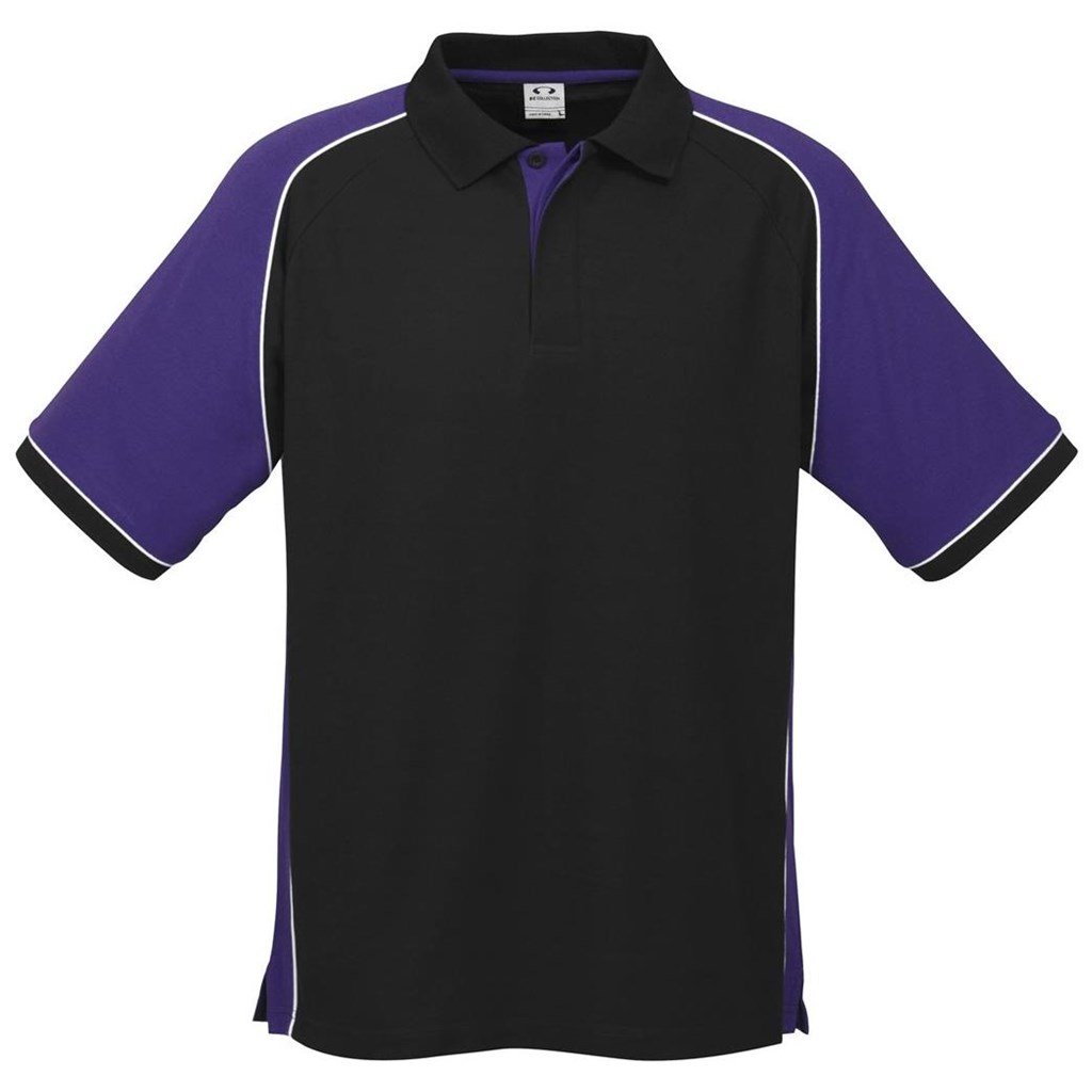 Mens Nitro Golf Shirt  - Purple