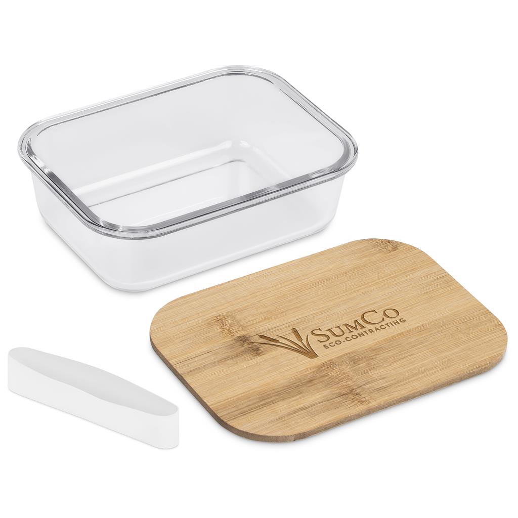 Moshi Glass & Bamboo Lunch Box