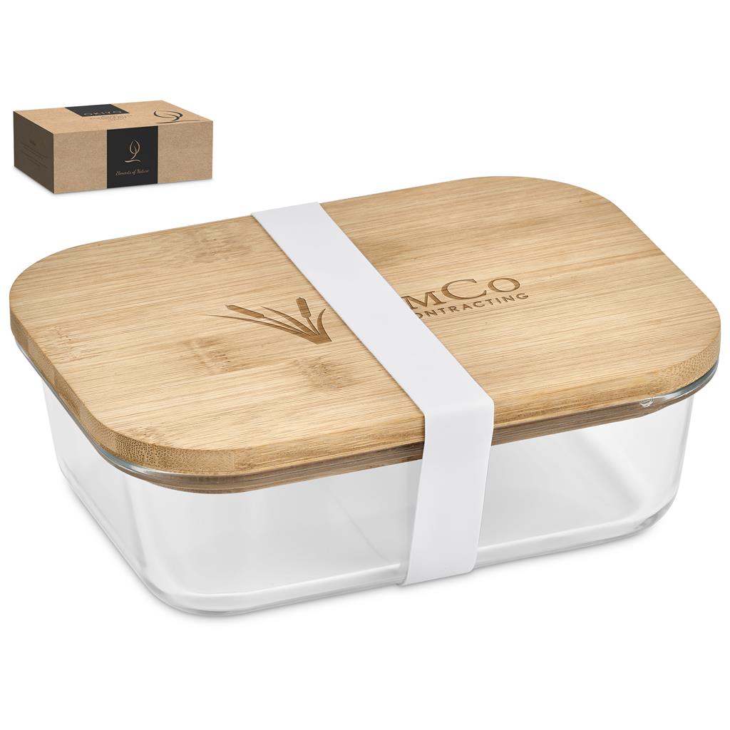 Moshi Glass & Bamboo Lunch Box