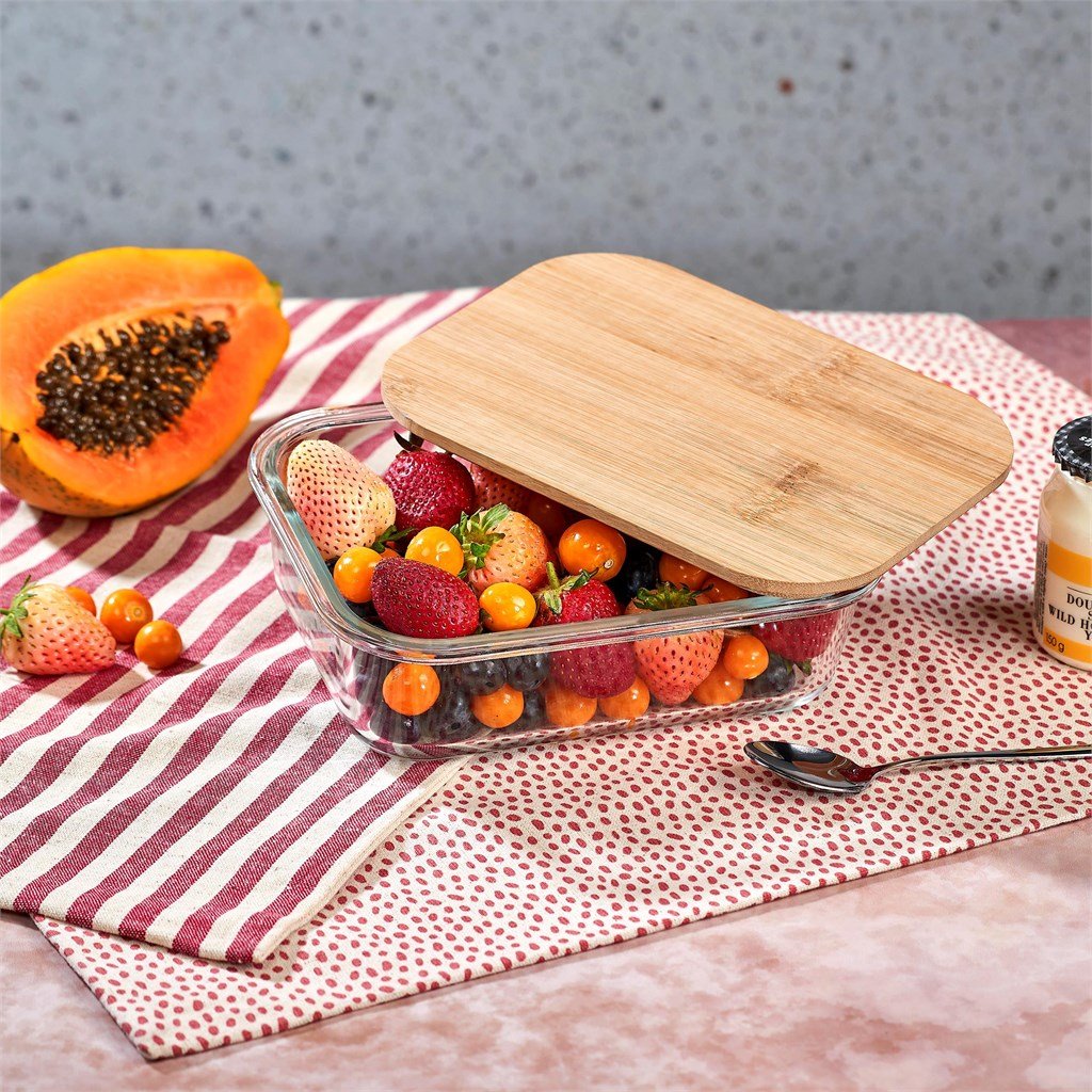 Moshi Glass & Bamboo Lunch Box