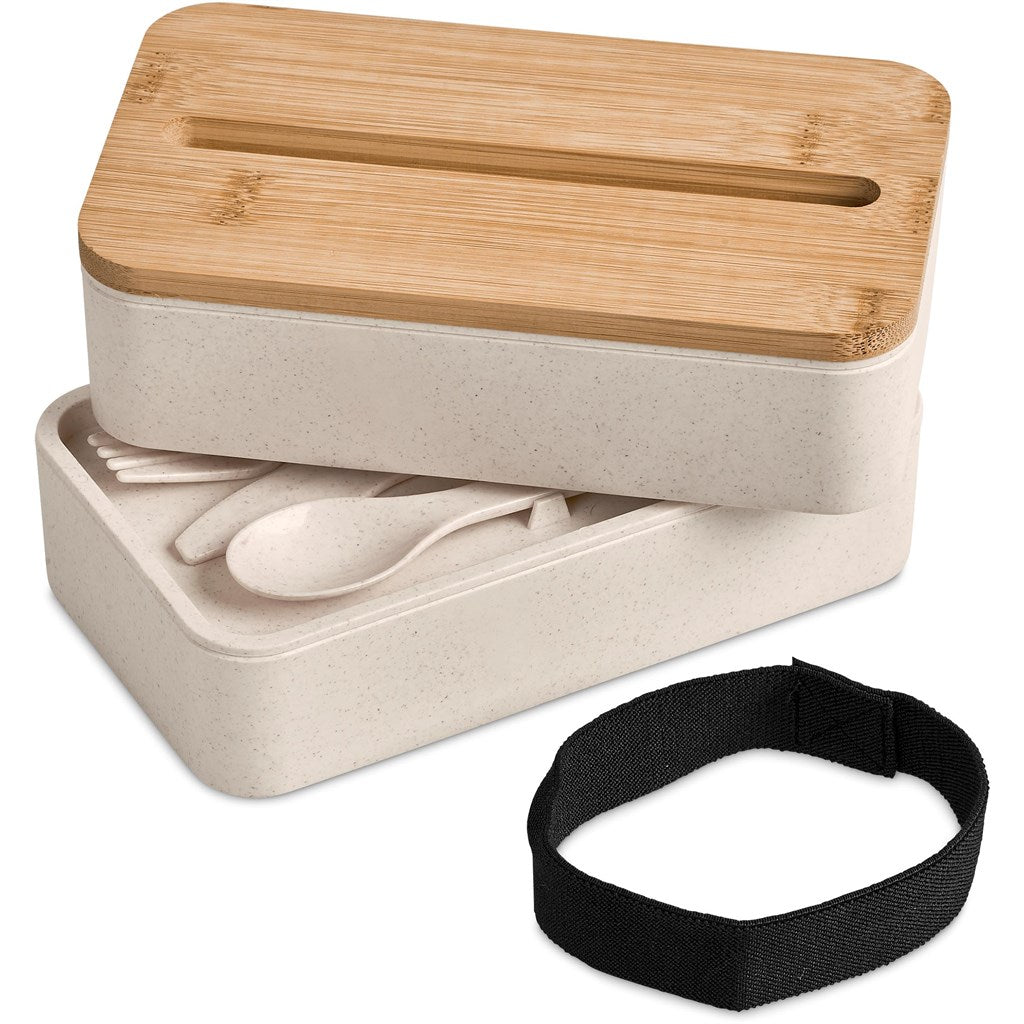 Dura Wheat Straw & Bamboo Lunch Box Set