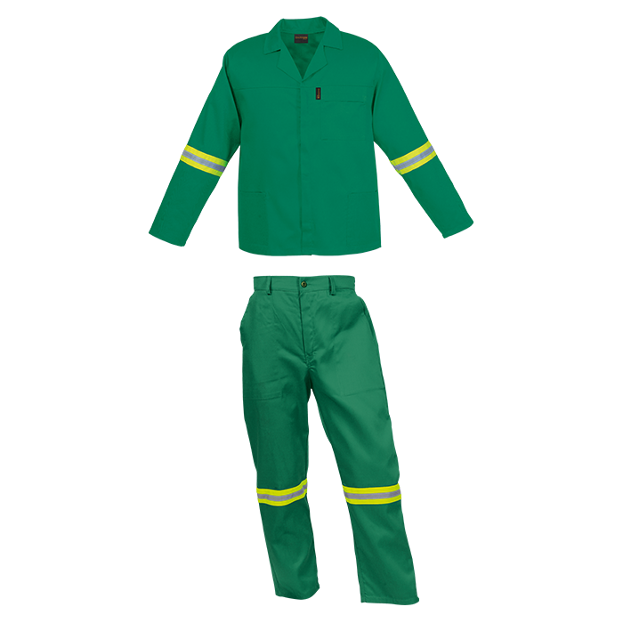 Creative Budget Poly Cotton Conti Suit with Reflective
