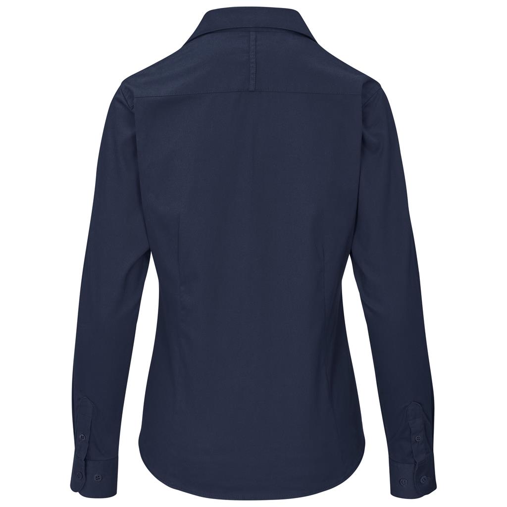 Ladies Long Sleeve Cotton Twill Moderna Shirt