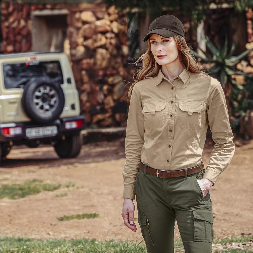 Ladies Long Sleeve Mawenzi Twill Shirt