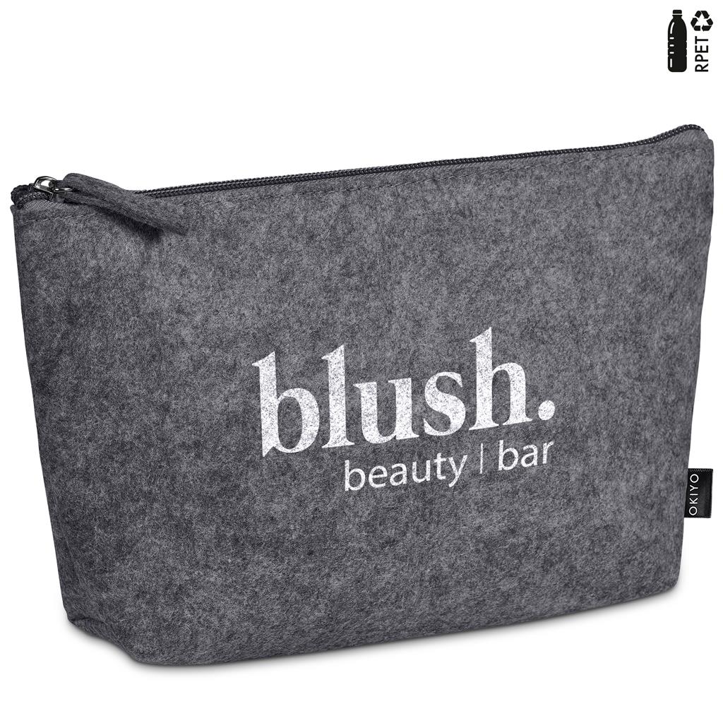 Kesho Recycled PET Felt Mini Cosmetic Bag
