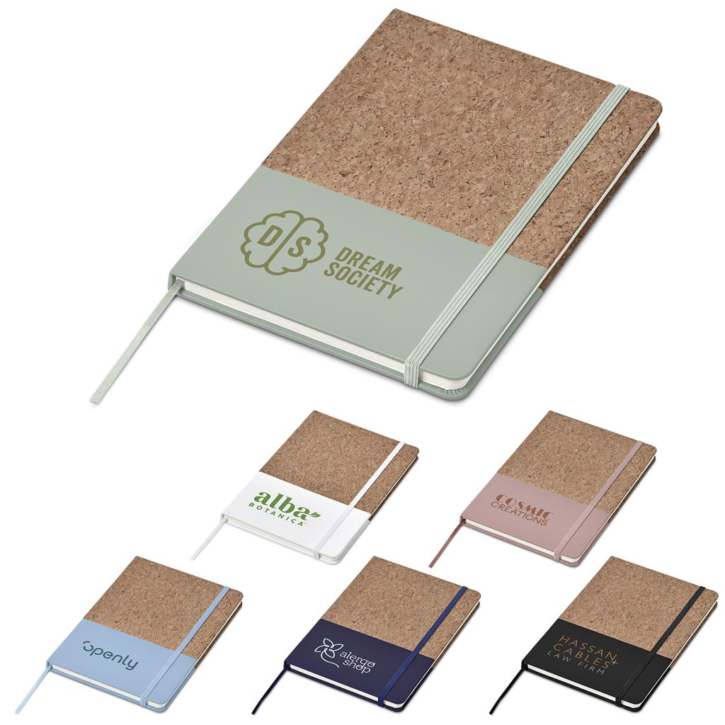 Denki Cork A5 Hard Cover Notebook