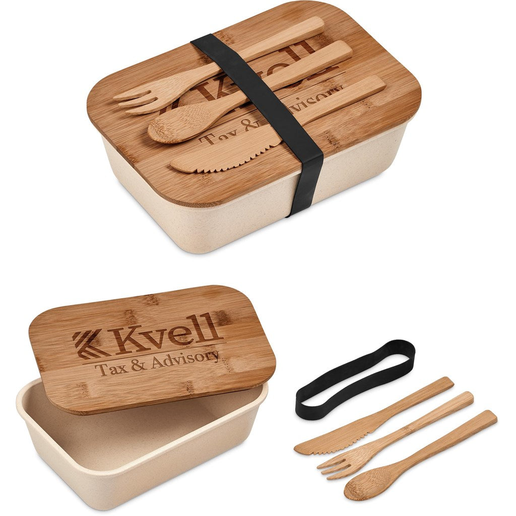 Natura Plus Bamboo Fibre Lunch Box Set