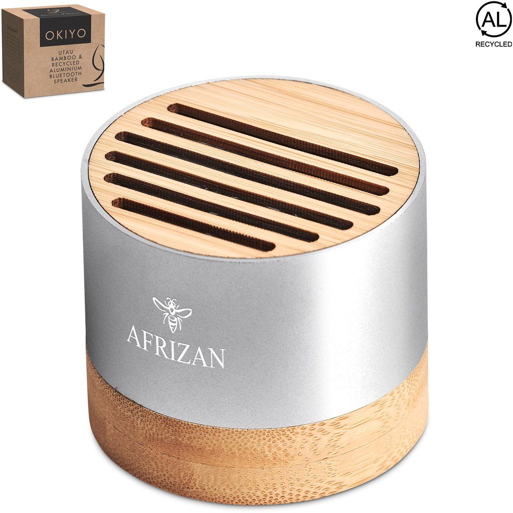 Utau Bamboo & Recycled Aluminium Bluetooth Speaker
