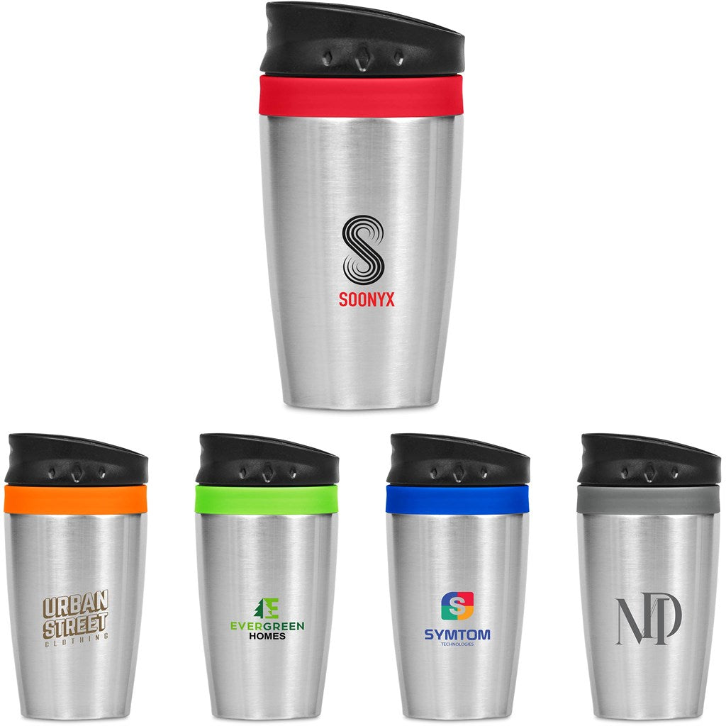 Vienna 10oz Stainless Steel & Plastic Travel Tumbler