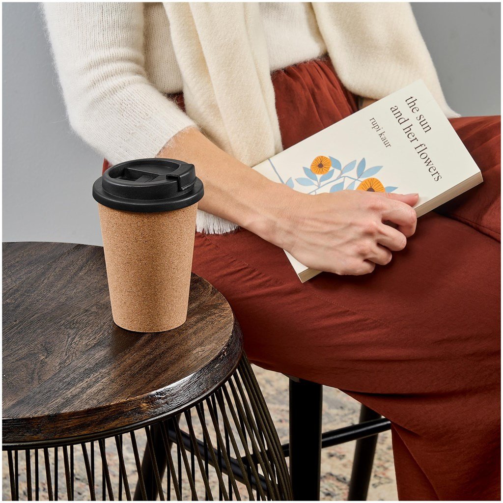Joki Cork & Plastic Double-Wall Tumbler - 350ml