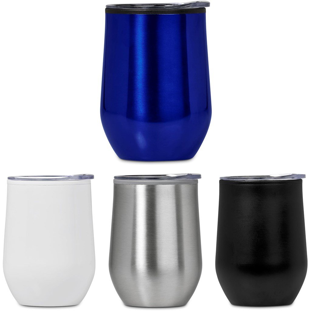 Stainless Steel & Plastic Double-Wall Tumbler - 350ml