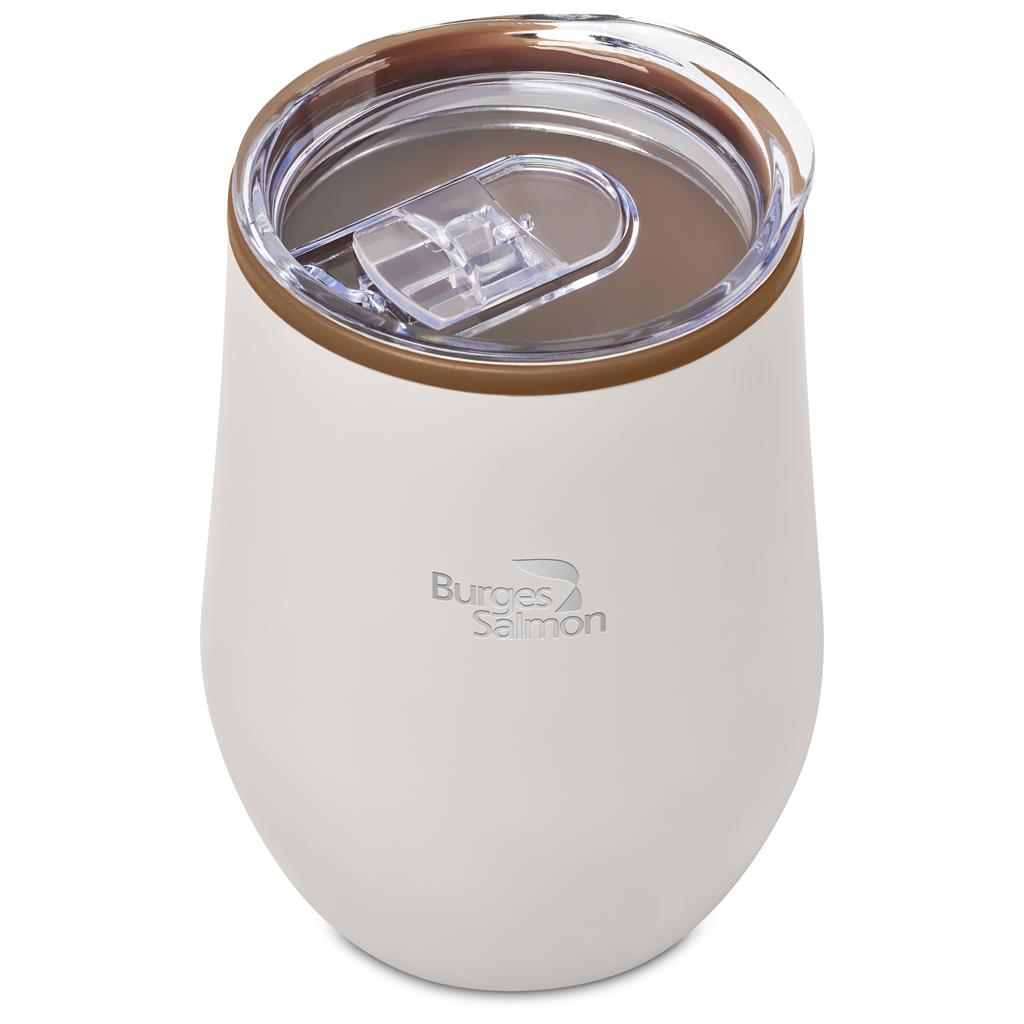 Ovolo Stainless Steel & Plastic Double-Wall Tumbler – 350ml