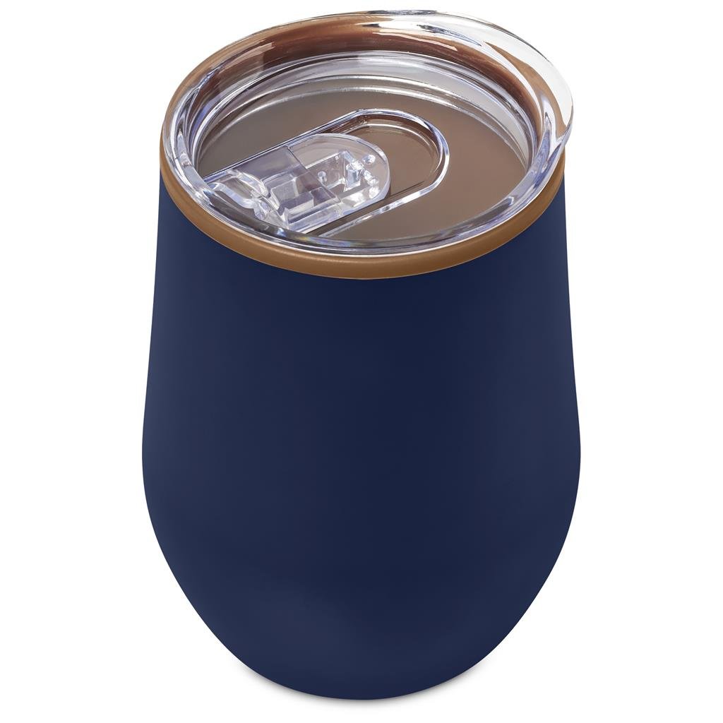 Ovolo Stainless Steel & Plastic Double-Wall Tumbler – 350ml