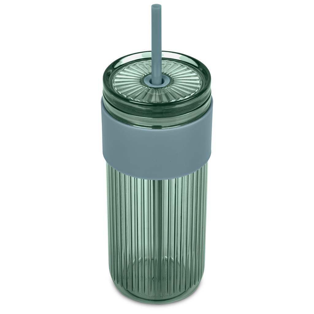 Mayfair Plastic Tumbler & Straw – 650ml