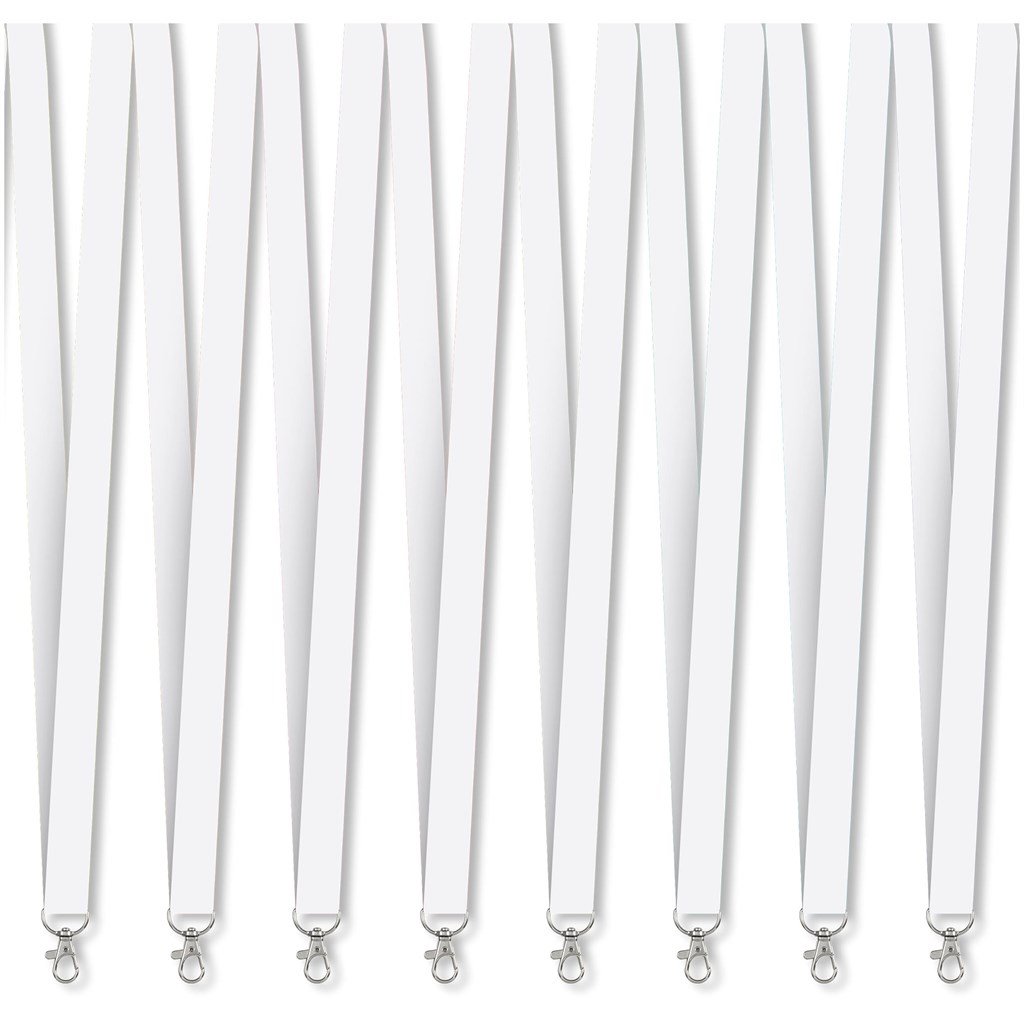 Snap Hook Clip Single-Sided Sublimation Satin Lanyard