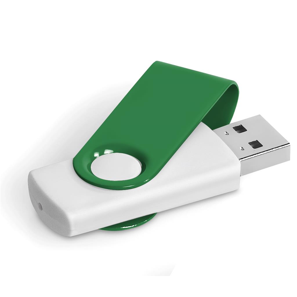 Axis Gyro White Flash Drive - 32GB