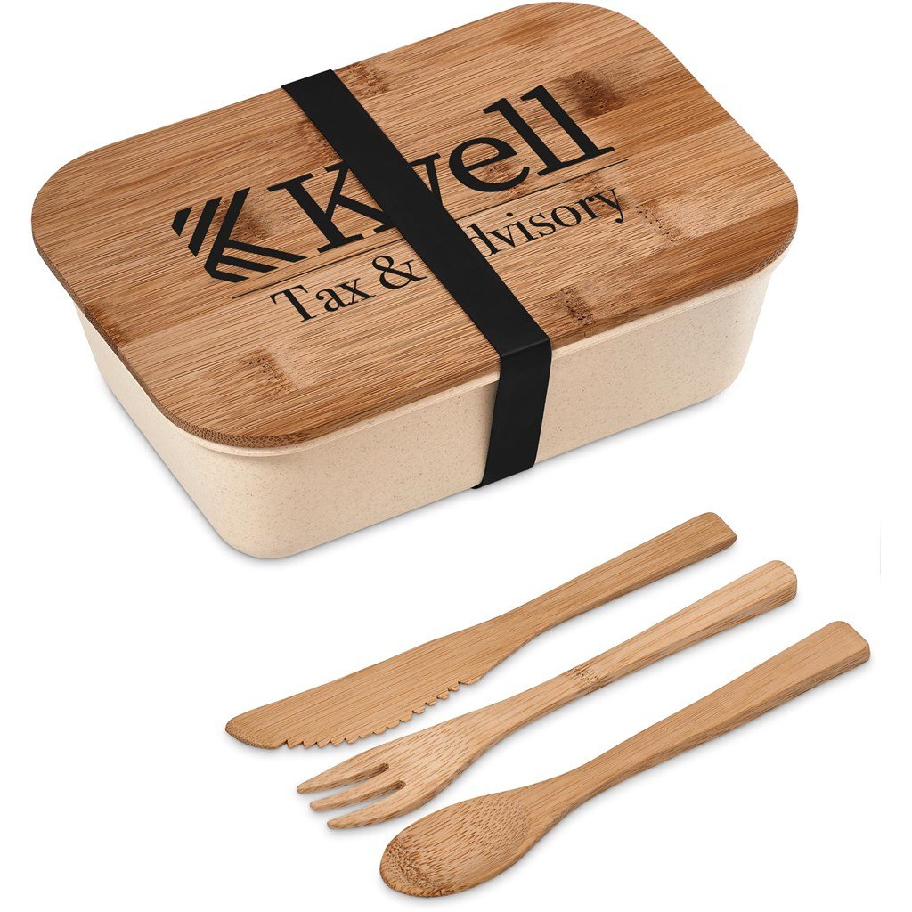 Natura Plus Bamboo Fibre Lunch Box Set