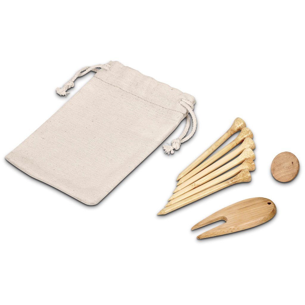 Nikko Bamboo Golf Accessories Set
