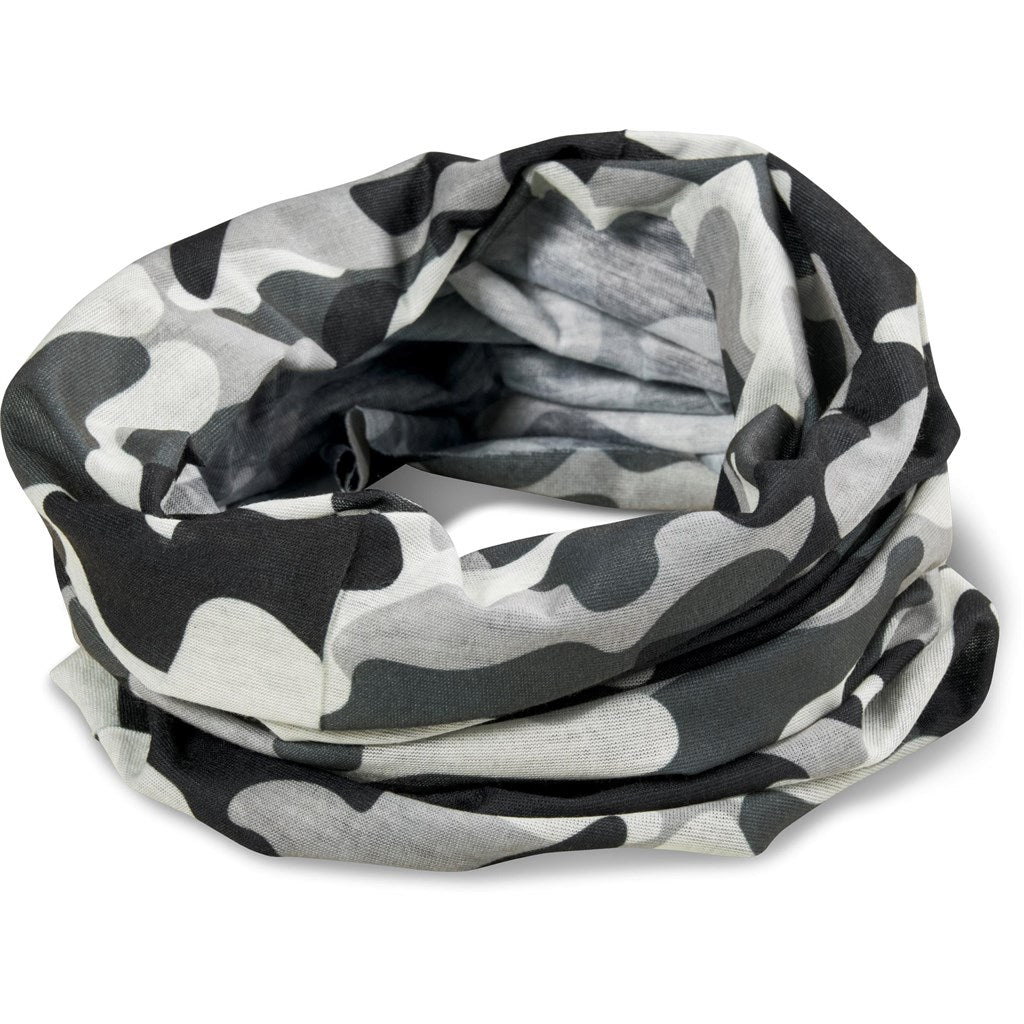 Kids Camo Flexi Tubular Bandana - Orange