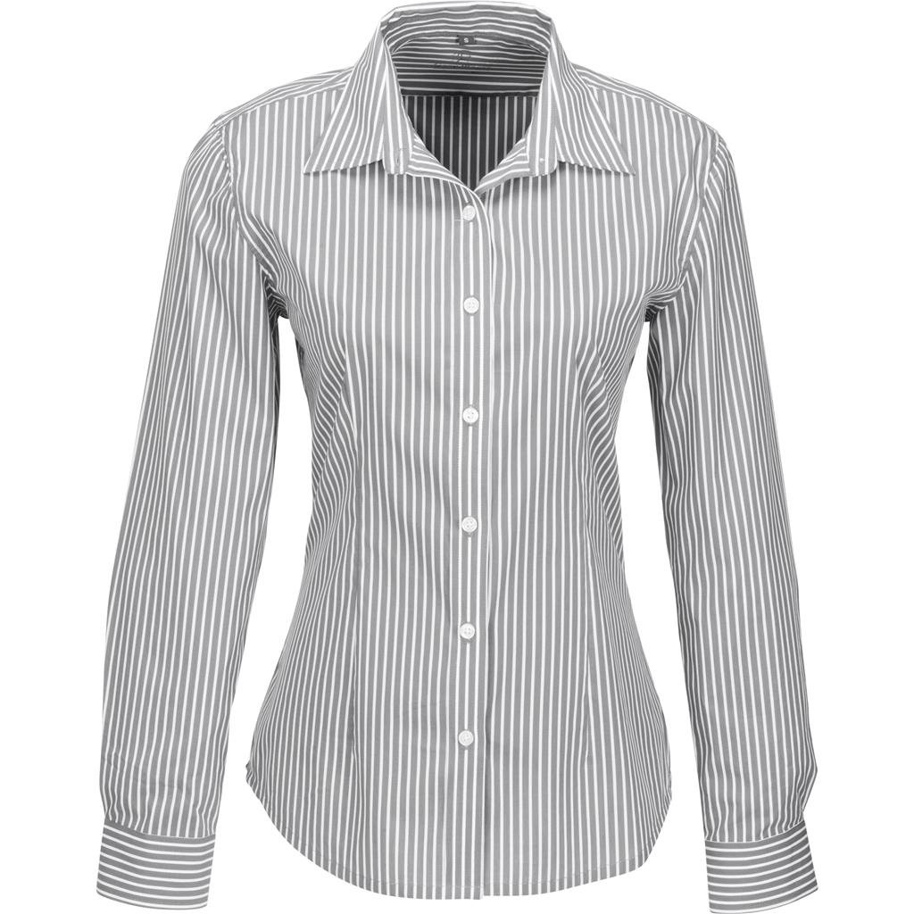 Ladies Long Sleeve Glenarbor Shirt  - Grey