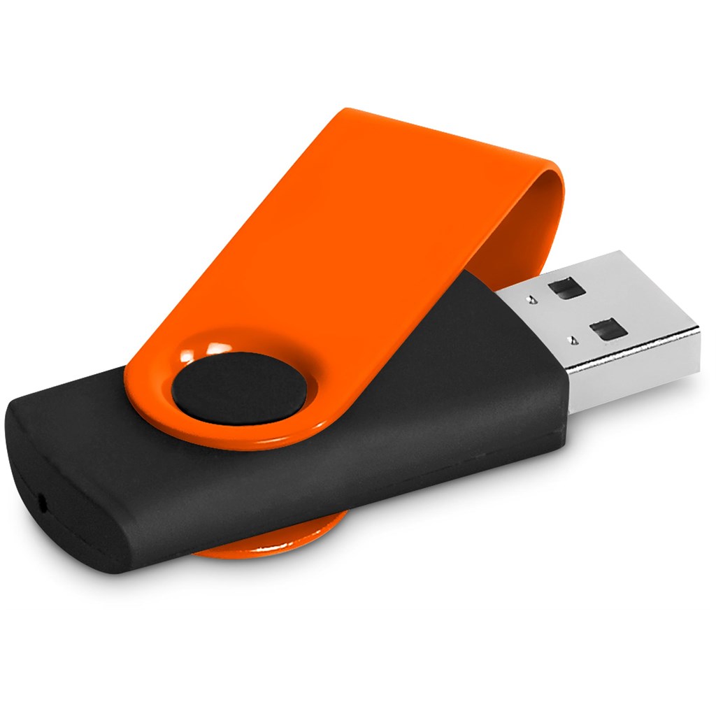 Axis Gyro Black Flash Drive - 16GB