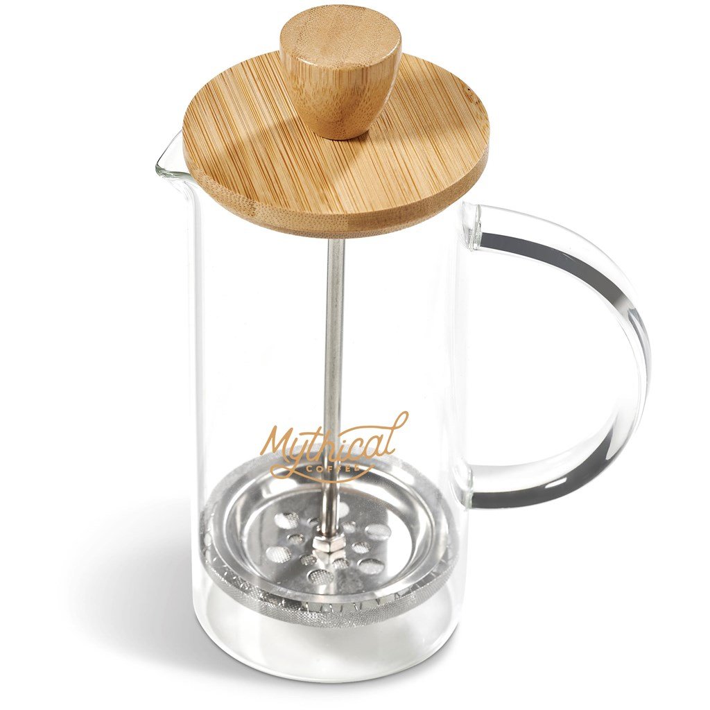 Osu Glass & Bamboo Coffee Plunger - 350ml