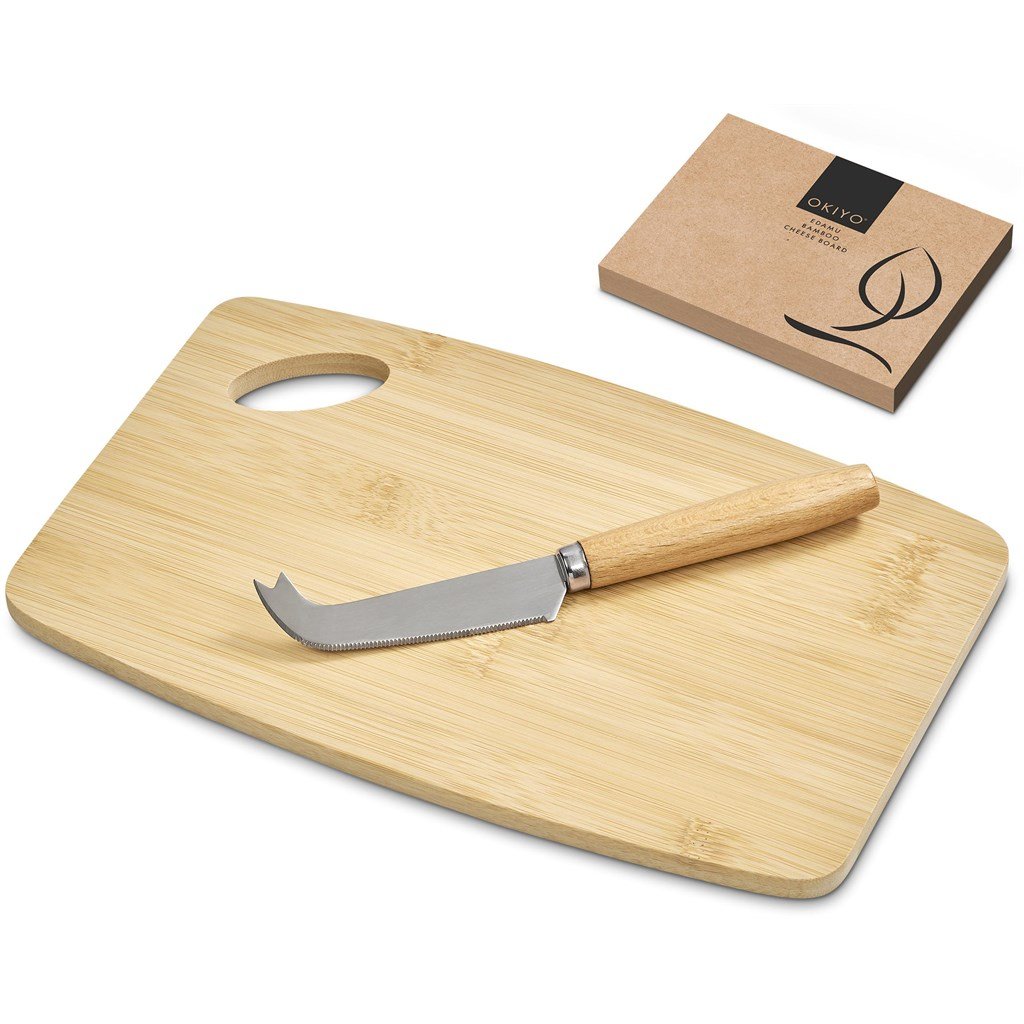 Edamu Bamboo Cheese Board Set