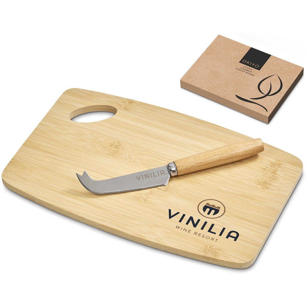 Edamu Bamboo Cheese Board Set