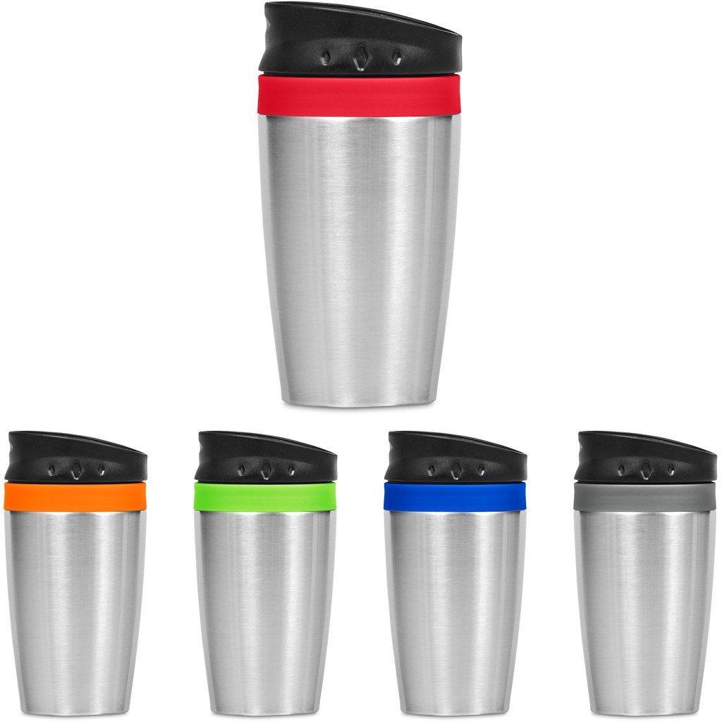 Vienna 10oz Stainless Steel & Plastic Travel Tumbler
