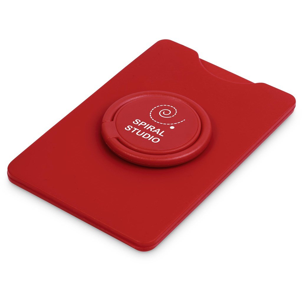 Axial Phone Card Holder, Ring Grip & Phone Stand
