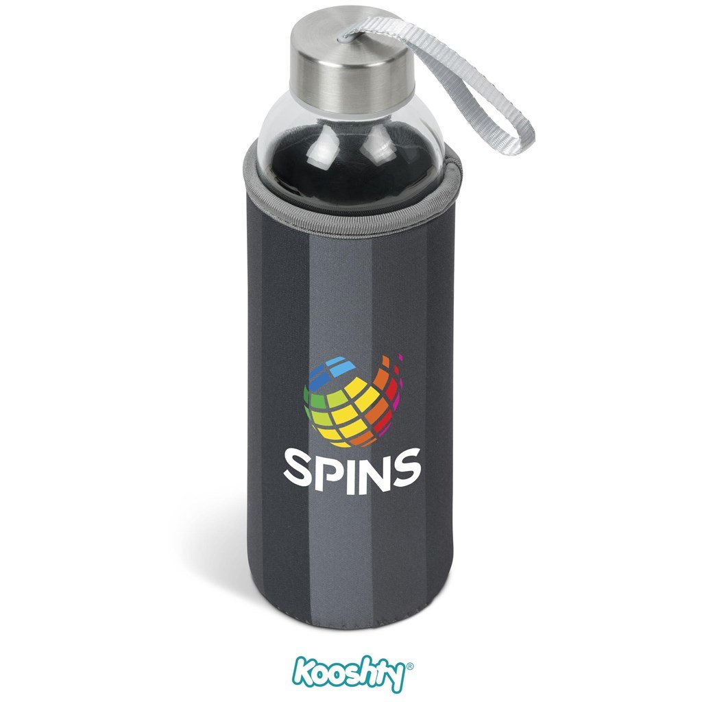 Quirky Glass Water Bottle - 500ml