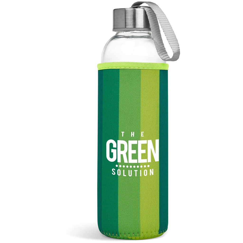 Quirky Glass Water Bottle - 500ml
